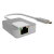 Προσαρμογέας Powertech PTH-056 USB-C σε Gigabit Ethernet LAN RTL8153B + FL7102 65W PD ασημί
