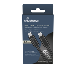 Καλώδιο USB 3.2 Type-C MediaRange MRCS213 1.2m