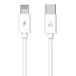 POWERTECH Καλώδιο USB Type-C σε Lightning PTR-0092 20W 3A 1m Λευκό