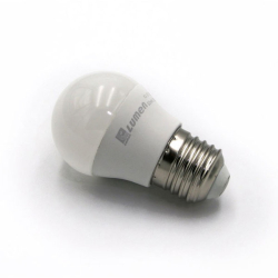 Λάμπα led σφαιρική E27 8W 230V ενδιάμεσο λευκό φως 4000k 800Lumen δέσμης 220°