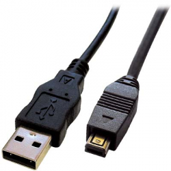 Καλώδιο USB 2.0 A (Αρσ) σε USB Mini 4pin (Αρσ) 1.8m