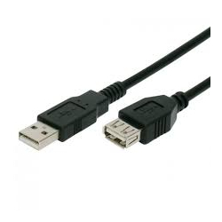 Powertech καλώδιο προέκταση A/F USB 2.0V (480mbp/s) - 5m - BLACK CAB-U013