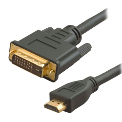 Καλώδιο HDMI 19-pin (Αρσ) σε DVI 24+1 (Αρσ) 1.5m