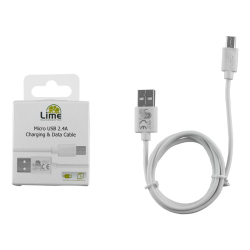 Καλώδιο USB 2.0 σε USB Micro - με μακρύ βύσμα  - 2.4A - 2m