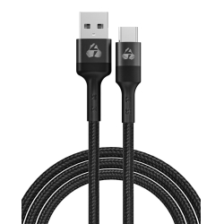 Καλώδιο USB σε USB-C POWERTECH PTR-0128 PD 60W copper 1m μαύρο