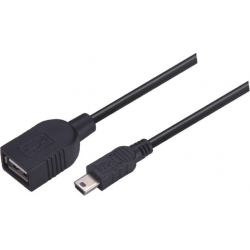 VCOM καλώδιο προέκταση Female USB 2.0V σε USB 5pin Male BLACK - 0.20M