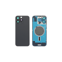 Full Back Cover Magsafe Magnet / Πισω καπακι Για iPhone 16 Pro Max Black Titanium