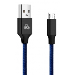 Καλώδιο POWERTECH PTR-0047 USB σε Micro USB eco small copper 1m μπλε