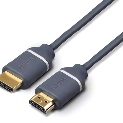 PHILIPS καλώδιο HDMI 2.0 SWV5650G 4K 3D copper γκρι 5m
