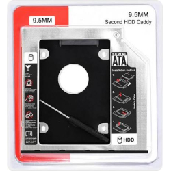 HDD Caddy για Laptop Sata - Sata 2.5inch SLIM 9.5mm - Plastic