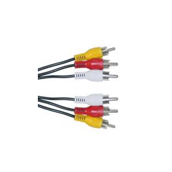 Καλώδιο 3 x RCA (Αρσ) - 3 x RCA (Αρσ) - 1.5m