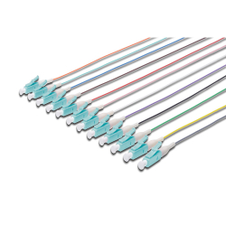 Fiber Pigtail DIGITUS DK-25332-02/3 LC 50/125 OM3 LSZH 2m 12τεμ