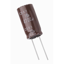 Aluminium Electrolytic Capacitors - Leaded 16volts 1500uF 10X30 EKY-160ELL152MJ30S