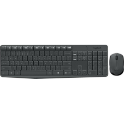 Σετ πληκτρολόγιο-ποντίκι ασύρματο Logitech MK235 GR