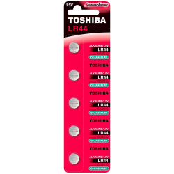 TOSHIBA Αλκαλική Μπαταρία 1,5V LR44 1τμχ