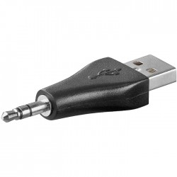Αντάπτορας USB 2.0 A αρσ. σε 3.5mm Jack stereo αρσ