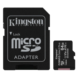 Κάρτα Μνήμης Kingston Canvas Select Plus 64 GB microSDXC UHS-I