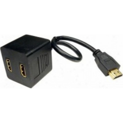 Powertech HDMI Splitter 19pin male / 2x Female