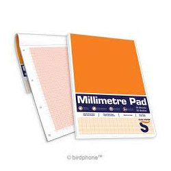 Μπλοκ ΜΙΛΙΜΕΤΡΕ  Α4  Φ.50 ΓΡΑΜ 70