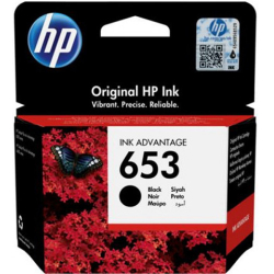 Γνήσιο Μελάνι HP 653 Ink Advantage Μαύρο