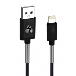 Καλώδιο USB σε Lightning flex alu copper 8 pin 1m μαύρο