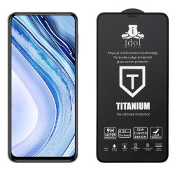 Tempered Glass Xiaomi Redmi Note 9s/9 Pro Max 6.67 9h 0.25mm Titanium S. Cur. Black