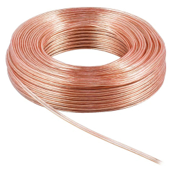 Καλώδιο ήχου 2x 0.50mm² Copper 10m διάφανο