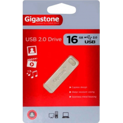 USB 2.0 Gigastone Flash Drive Traveler 16GB Metal U209