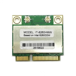 Κάρτα mini PCI-e IT-8260HMW INTEL 8260D2W Dual Band 802.11ac 2x2 WiFi 1200Mbps