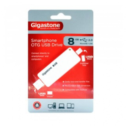 Gigastone USB 2.0 Flash Drive 8GB OTG για Smartphones & Tablet U204A