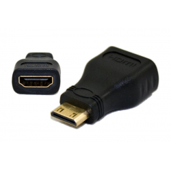 Προσαρμογέας HDMI 19pin (θηλ) σε HDMI Mini (αρσ)