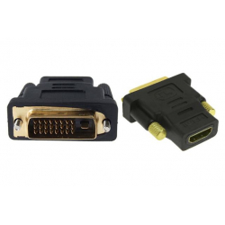 Powertech adapter HDMI 19pin θηλυκό σε DVI 24+1 αρσενικό
