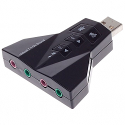 Εξωτερική κάρτα ήχου USB 2.0 7.1 channel Virtual