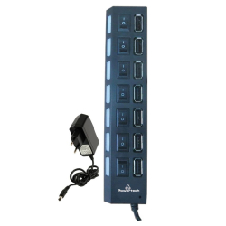 USB 2.0V HUB 7 Port + Μετασχηματιστής ρεύματος