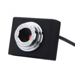 Web Camera Powertech 0.3MP, USB Video & Sound, με κλιπ, Black