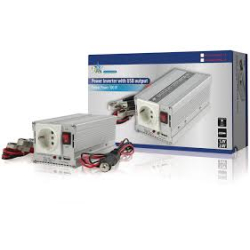 Inverter 12V - 300W + USB HQ-INV300WU-12