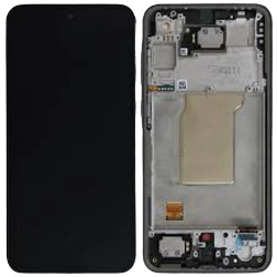 Γνήσια Original Samsung Galaxy A36 5G Super AMOLED LCD Touch Screen Digitizer + Frame Bezel