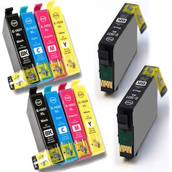 ΜΕΛΑΝΙ EPSON 16 XL MULTIPACK 10ΤΜΧ T1631*4+T1632*2+T1633*2+T1634*2 ΣΥΜΒΑΤΟ