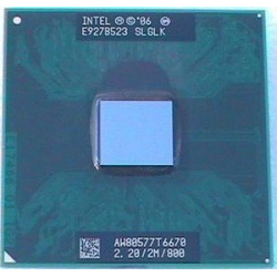 Intel Core 2 Duo Processor T6670 2M Cach. 2.20GHz 800MHz FSB Refurbished