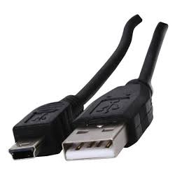 Καλώδιo CABLE-161/5 USB A αρσ. - USB mini 5pin v2.0 5m