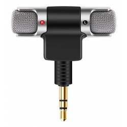 Μίνι μικρόφωνο POWERTECH CAB-J041 stereo 3.5mm