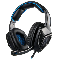 Gaming headset SADES SA-920 Plus 3.5mm 40mm μπλε