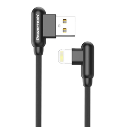 Καλώδιο USB 2.0 σε Lightning 8 pin 2.4A 90° 1m