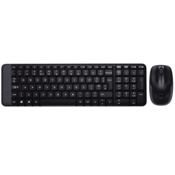 Σετ πληκτρολόγιο-ποντίκι ασύρματο Logitech MK220