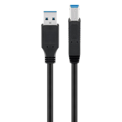 Καλώδιο GOOBAY 93654 USB 3.0 SuperSpeed σε USB Type B 3m μαύρο