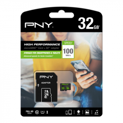 Κάρτα Μνήμης PNY Micro SDHC 32GB Class 10 U1 + Adapter