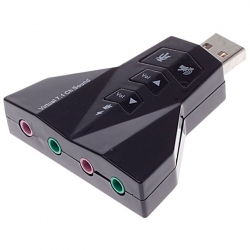 Εξωτερική κάρτα ήχου USB 2.0 7.1 channel Virtual