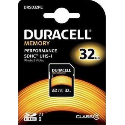 Κάρτα μνήμης SDHC C10 UHS-I U1 Performance Duracell 80MB/s 32Gb