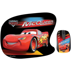 Ποντίκι ενσύρματο & Mousepad Disney Cars