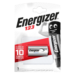 Μπαταρία λιθίου CR123A  3V Energizer 1 τμχ